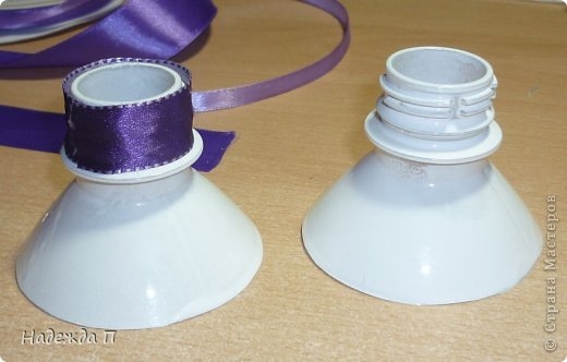 Подсвечник из пластиковой бутылки