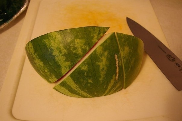 Оригинальная подача арбуза