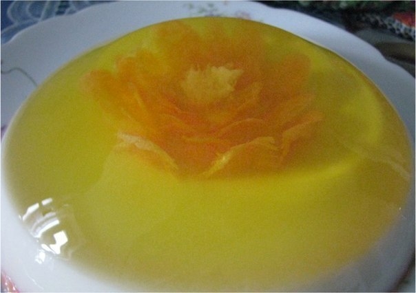 3D цветы в желе