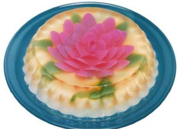 3D цветы в желе