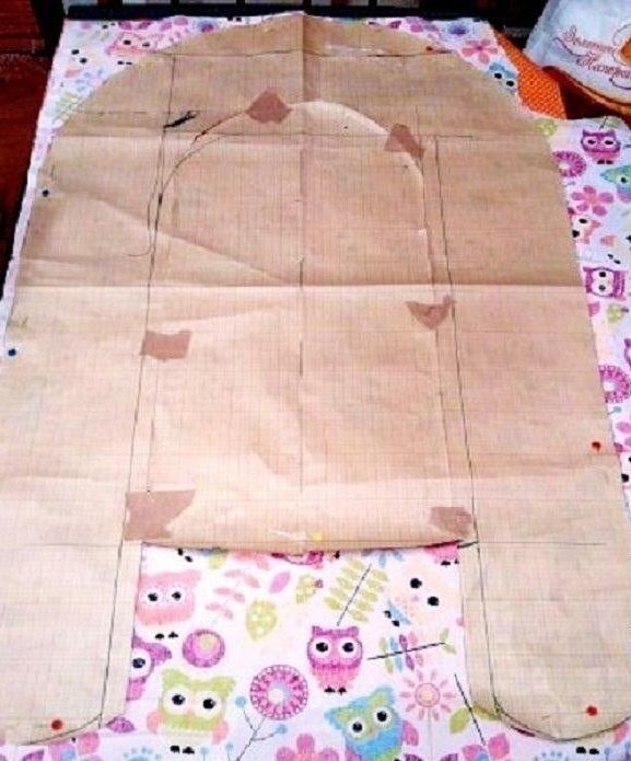 Шьём гнёздышко-кокон для новорождённого.