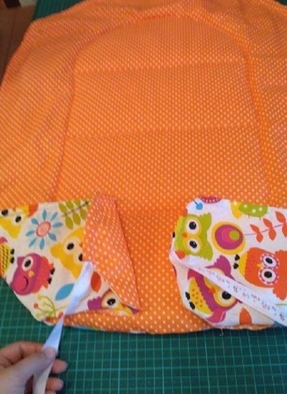 Шьём гнёздышко-кокон для новорождённого.