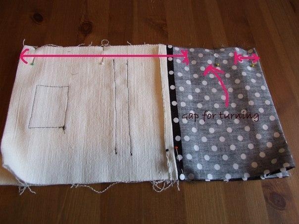 Простой способ пошива удобных мешочков.