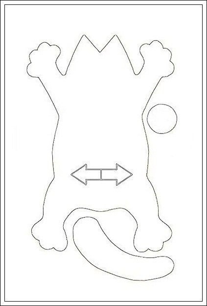 Как сшить кота саймона. Выкройка