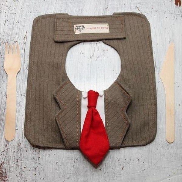 Слюнявчики с выкройкой.