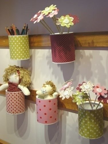 Идеи как можно использовать жестяные банки.