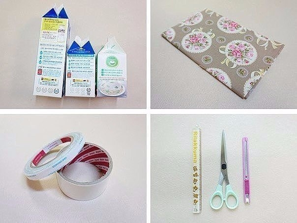 Пачка из-под молока послужит неплохой шкатулкой!