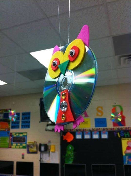 Когда у вас есть ненужные сд/двд диски...