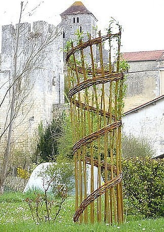 Живые беседки из укорененной ивы