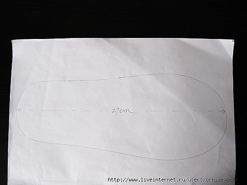 Домашние тапочки с выкройкой Домашние тапочки с выкройкой