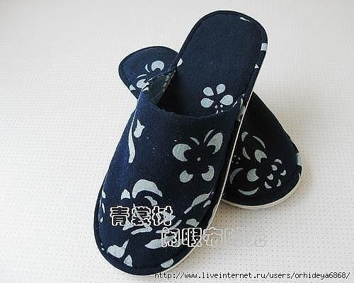 Домашние тапочки с выкройкой Домашние тапочки с выкройкой