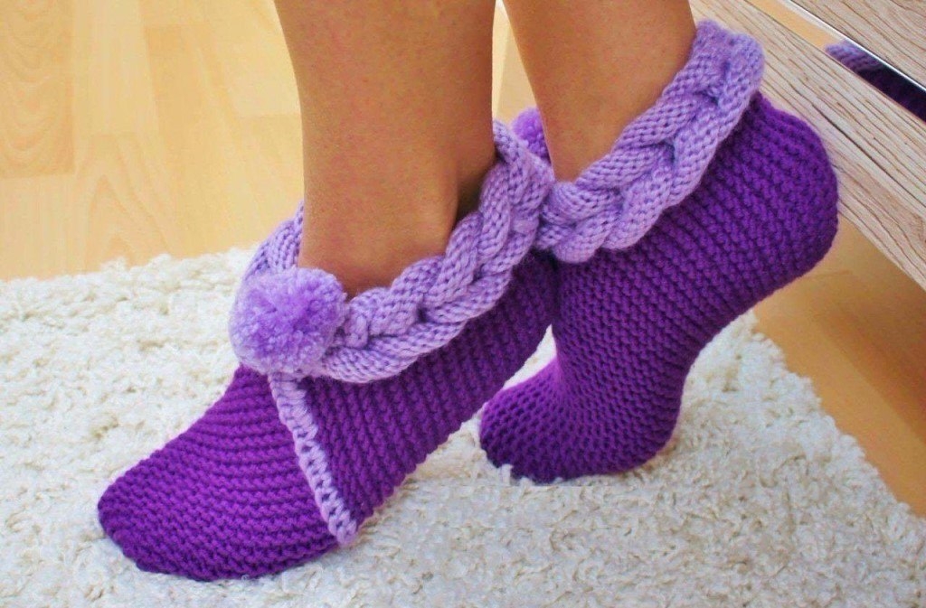 Идеи уютных домашних носочков