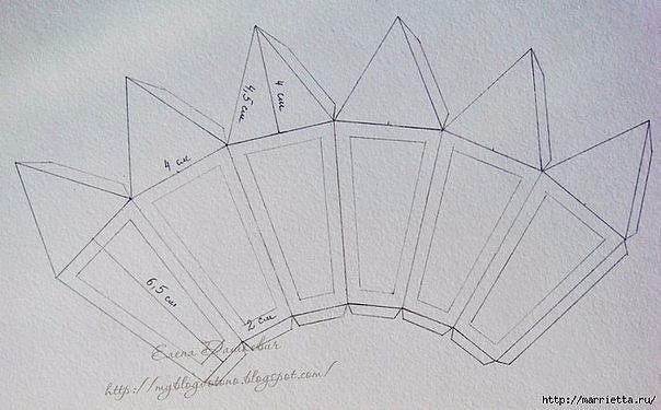 Фонарик из картона.