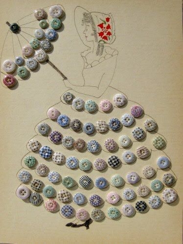 Идеи поделок из ненужных пуговиц.