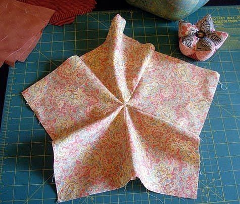 Подушечка лотос своими руками. мастер-класс.