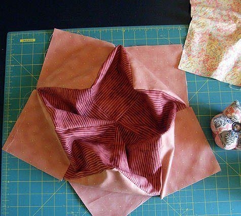 Подушечка лотос своими руками. мастер-класс.