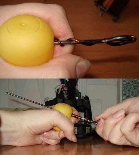 Серьги в технике ганутель. мастер-класс