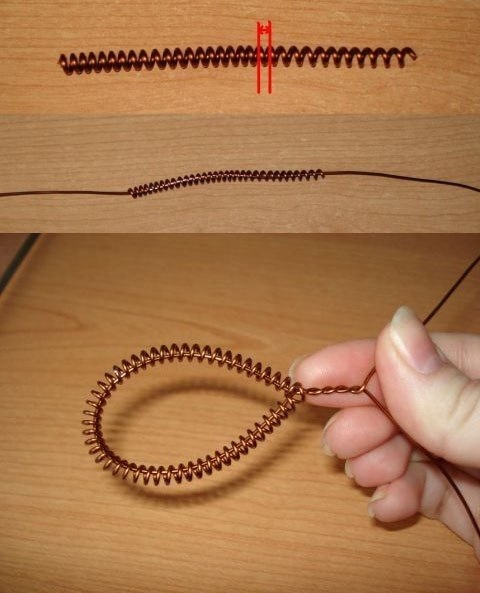 Серьги в технике ганутель. мастер-класс