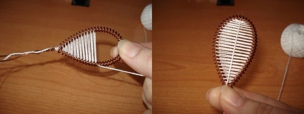 Серьги в технике ганутель. мастер-класс