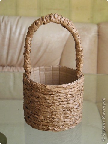 Корзиночка из подручных материалов. мк.