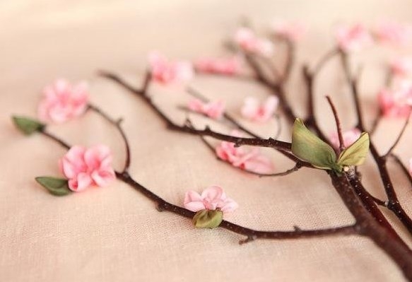 Объемная картина дерево с цветами