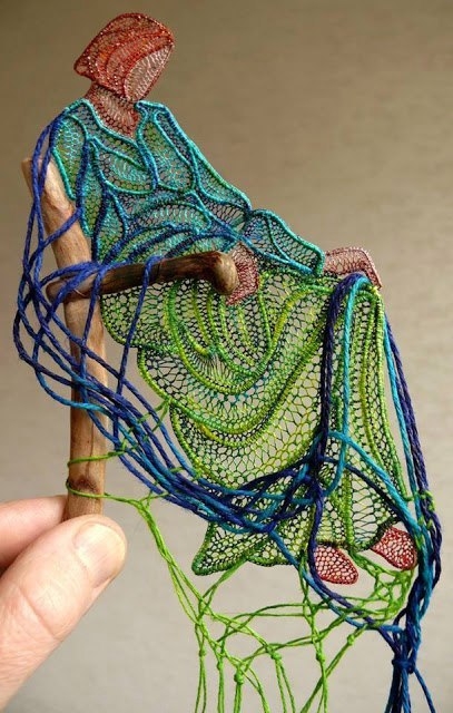 Инсталляции из ниток herczeg ágnes