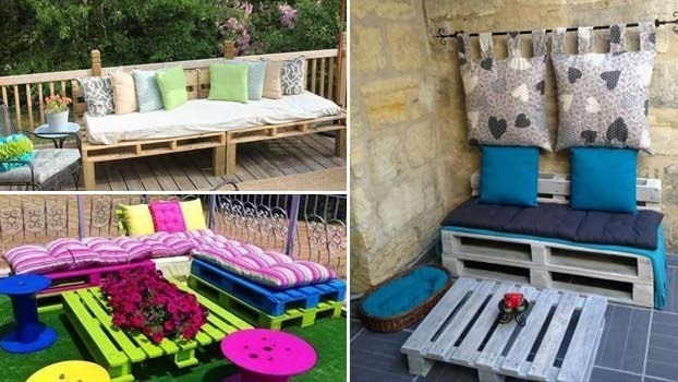 Дачная мебель из паллет