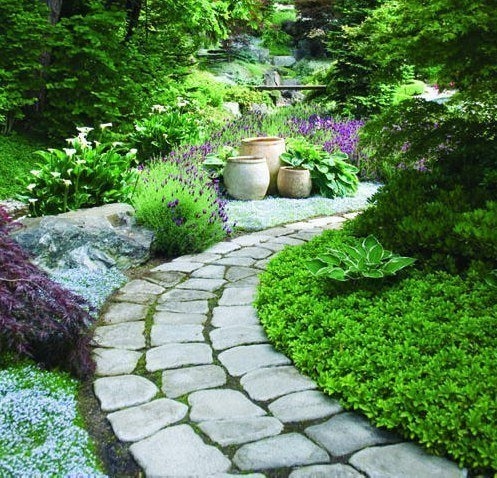 Крутые идеи садовых дорожек