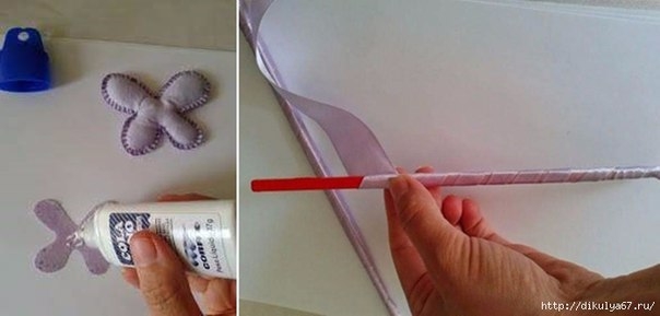 Подхват для штор из cd диска