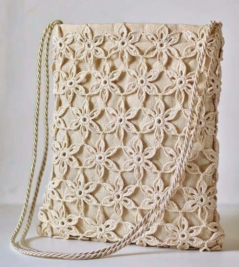 Как связать ажурную сумочку