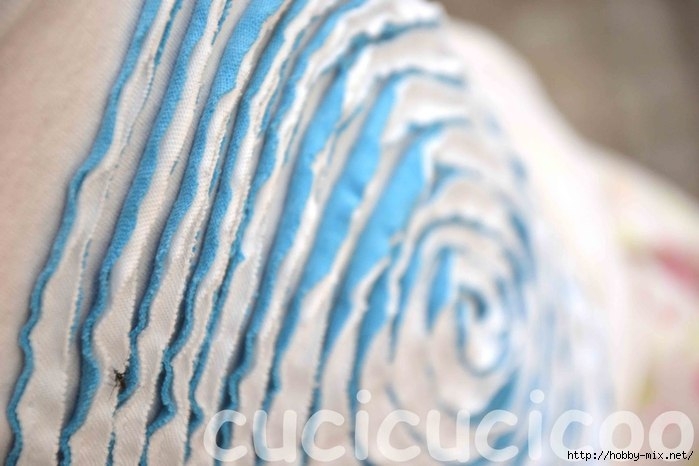 Декор трикотажной майки.