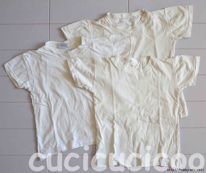 Декор трикотажной майки.