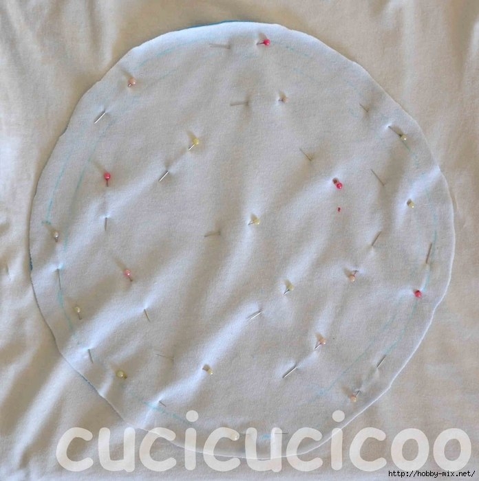 Декор трикотажной майки.