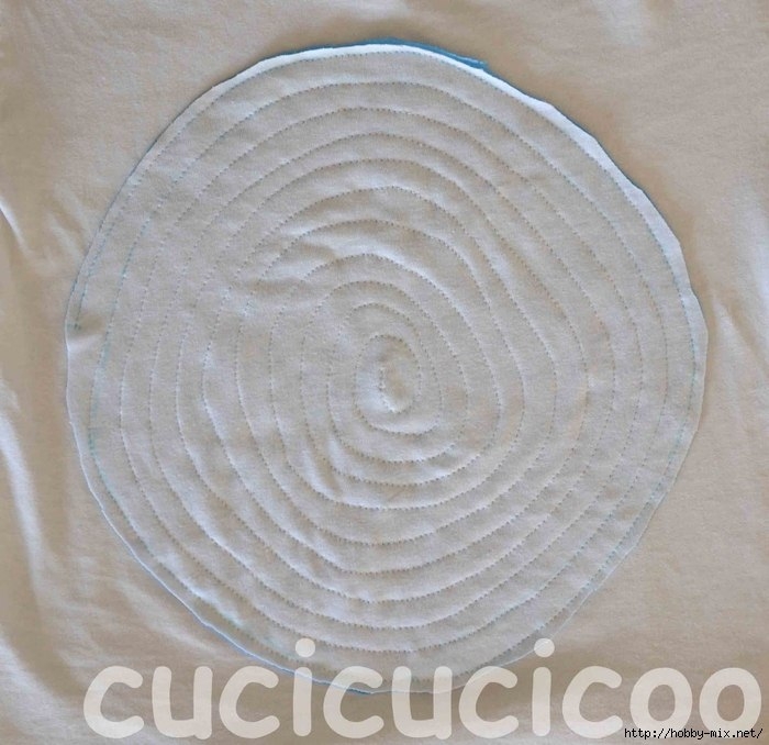 Декор трикотажной майки.