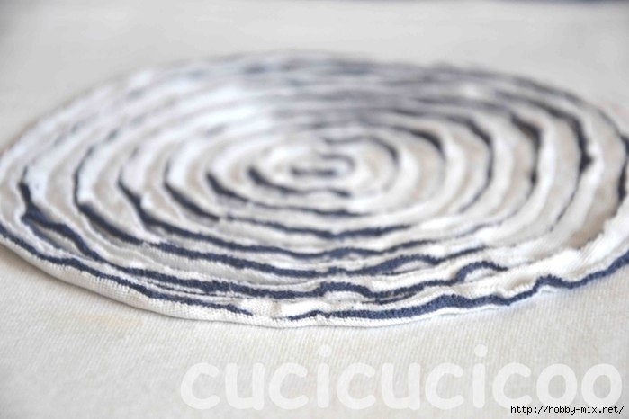 Декор трикотажной майки.