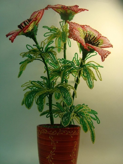 МК Анемоны из бисера