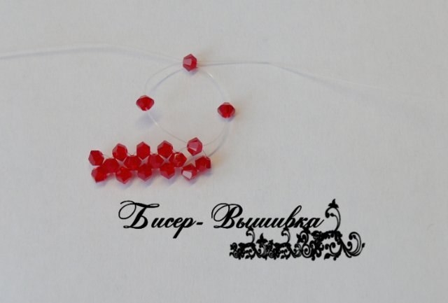 МК Сердце из бисера