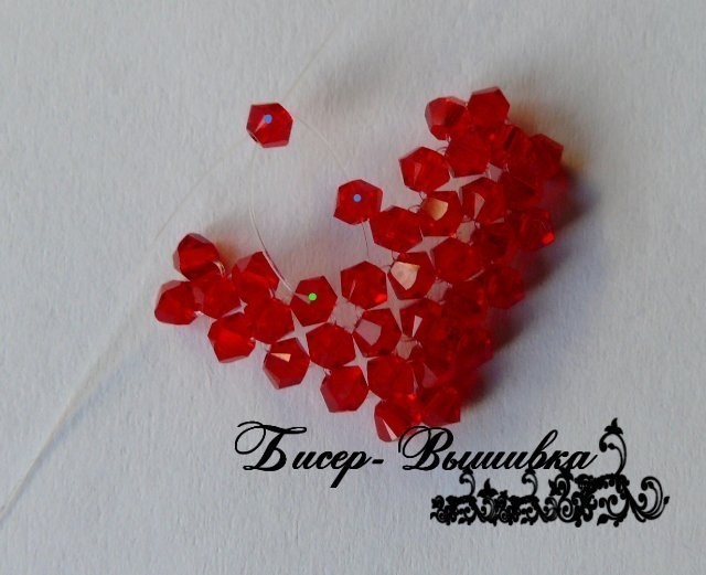МК Сердце из бисера