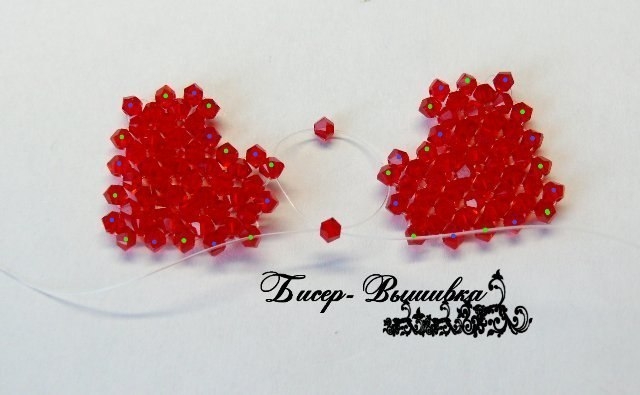 МК Сердце из бисера
