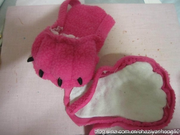 МК Шьём тапки-тигриные лапки