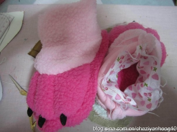 МК Шьём тапки-тигриные лапки