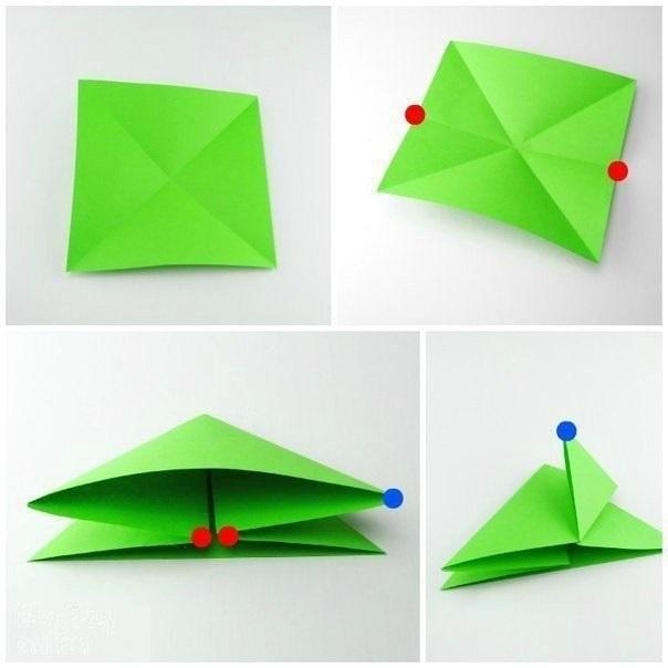 Лягушата из бумаги