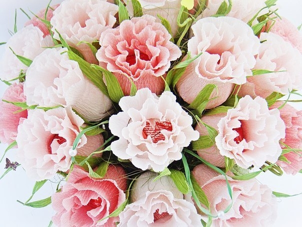 Букет из конфет. Мастер-класс.