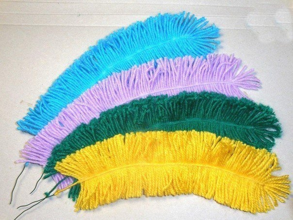 Быстро и легко мастерим перышки для игрушек