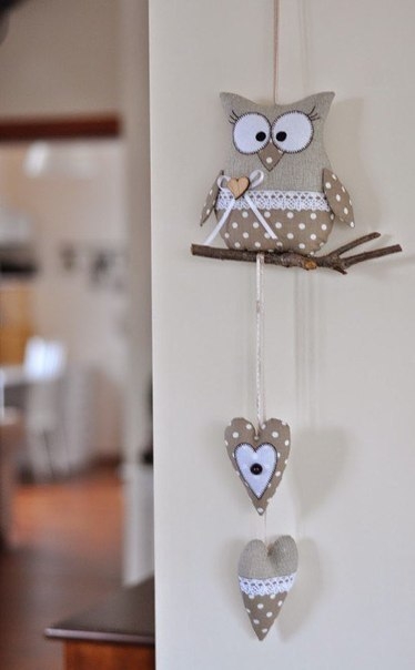 Текстильные совушки