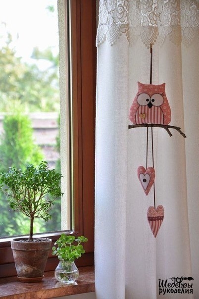 Текстильные совушки