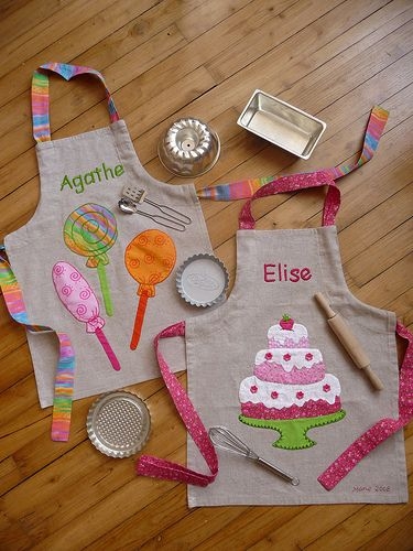 Фартуки для девочек. Идеи