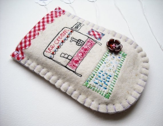 Чехлы для телефонов из фетра. Идеи для вдохновения.