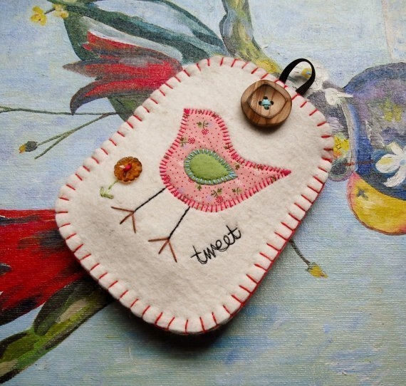 Чехлы для телефонов из фетра. Идеи для вдохновения.