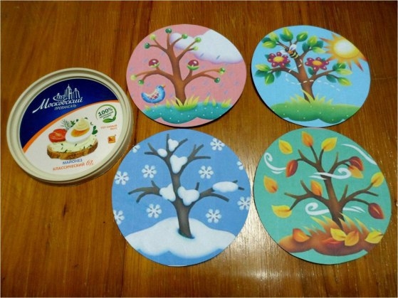 Мастер-класс по изготовлению рамок Времена года